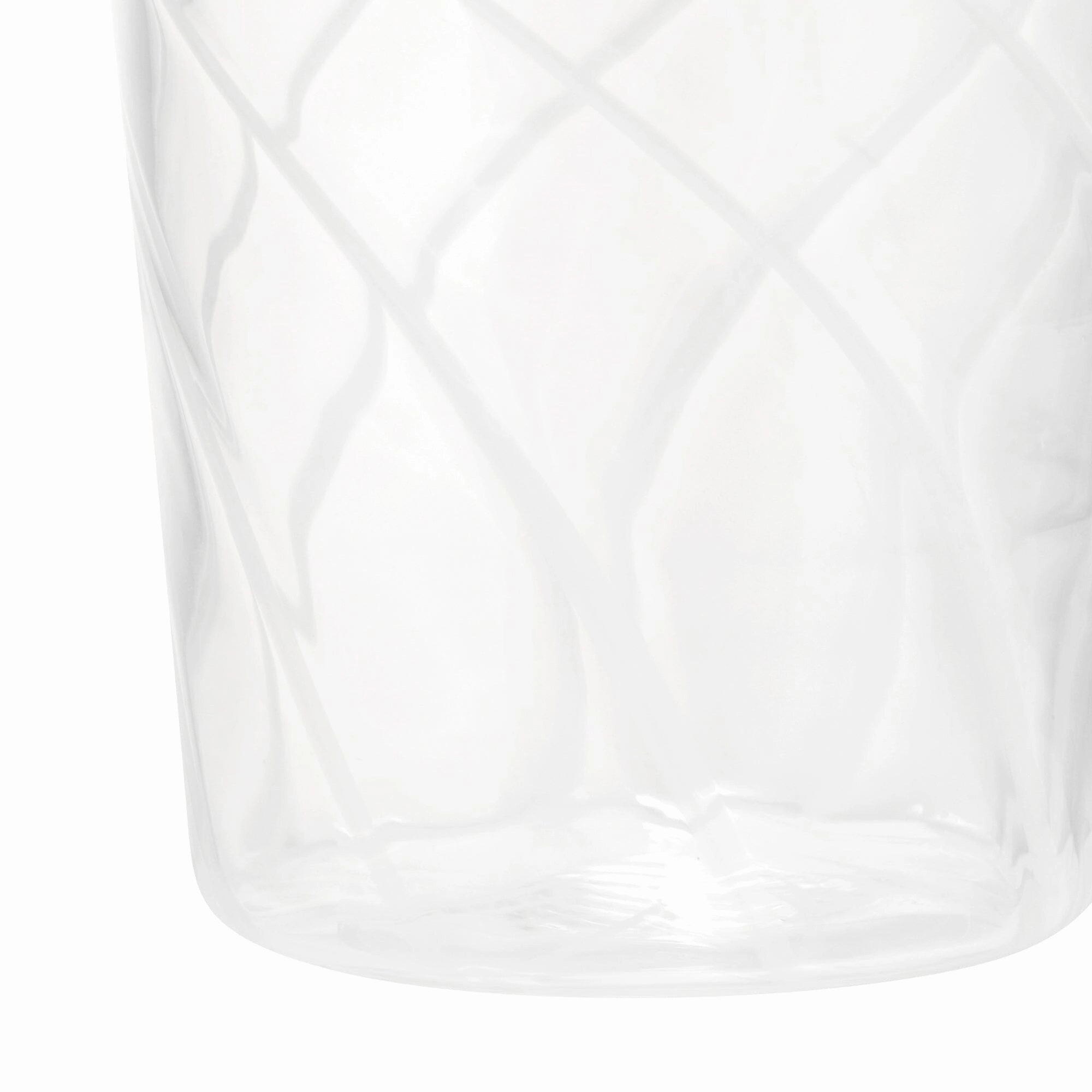 Stripe Glass Long Tumbler White