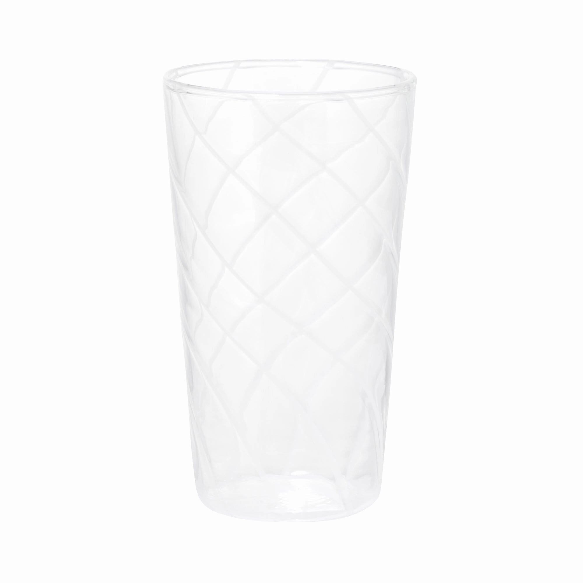 Stripe Glass Long Tumbler Whiteglass cups ,personalized mugs 
