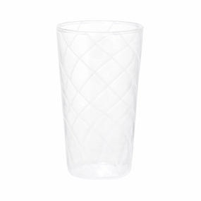 Stripe Glass Long Tumbler Whiteglass cups ,personalized mugs 
