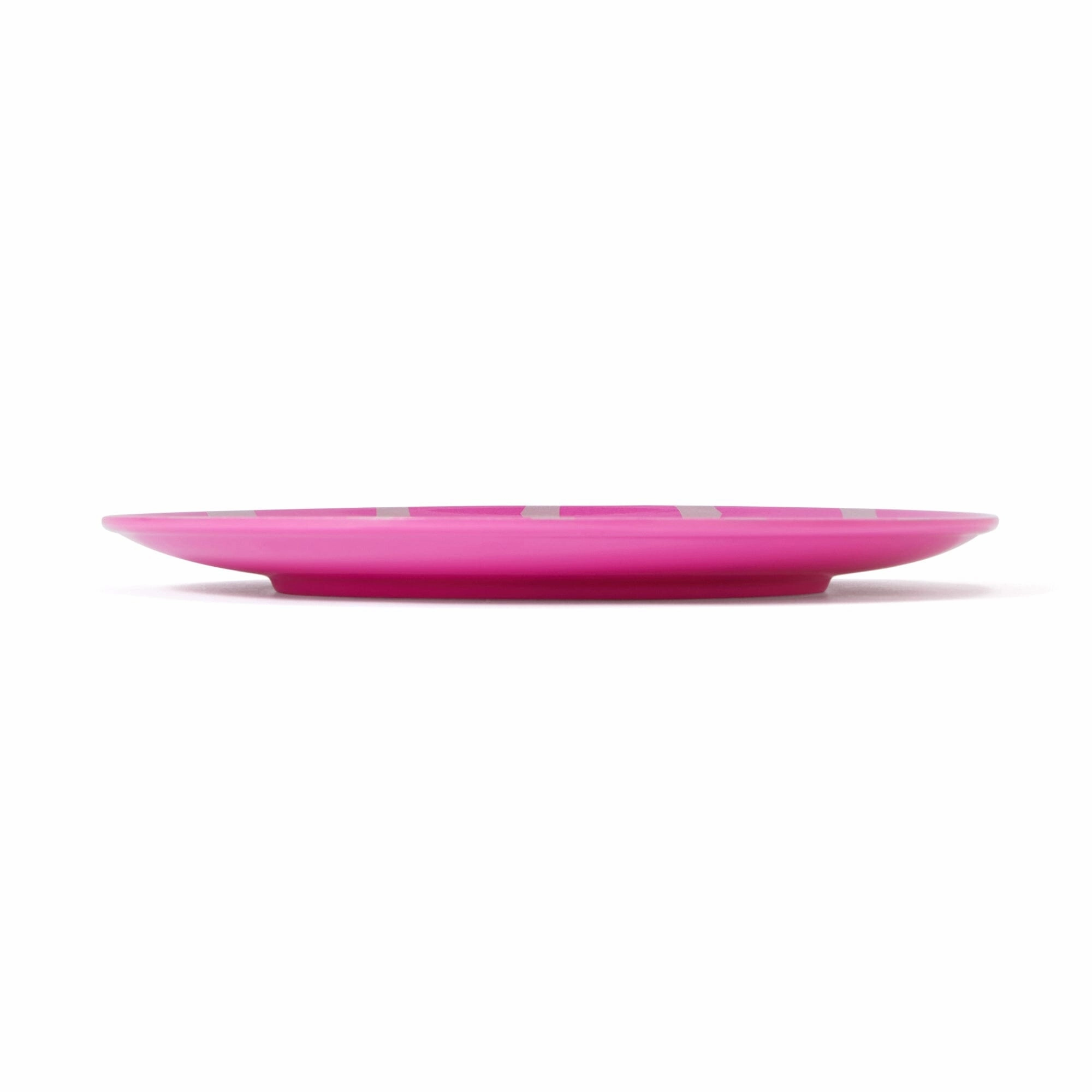 Stripe Melamine Plate Large Pink