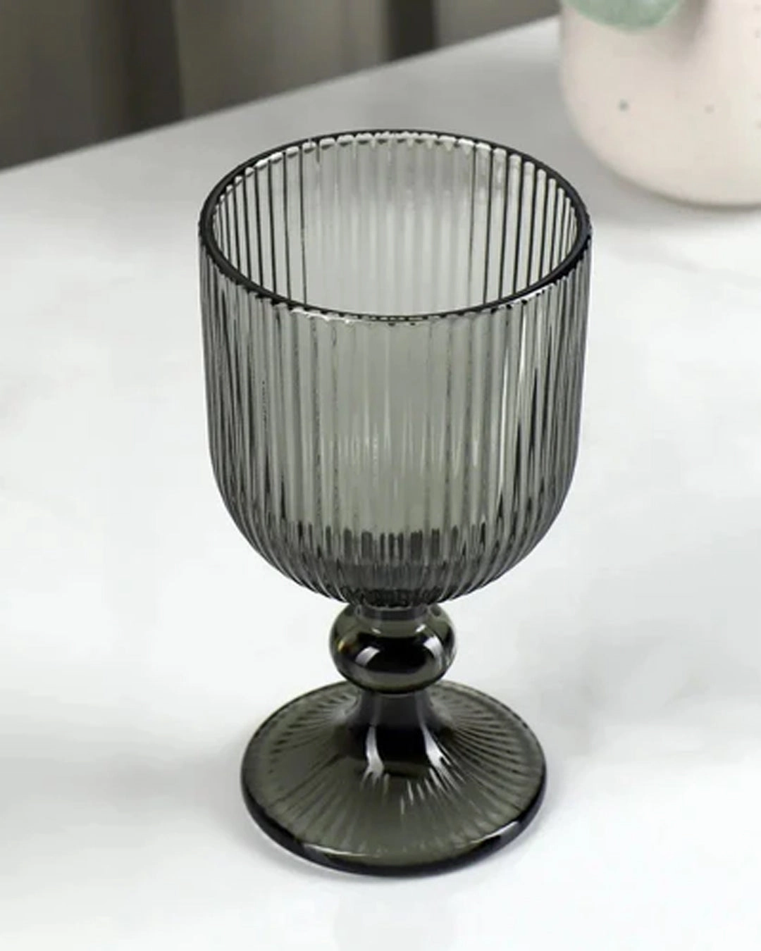 Striped Shot Glass Black - Small Set of 6