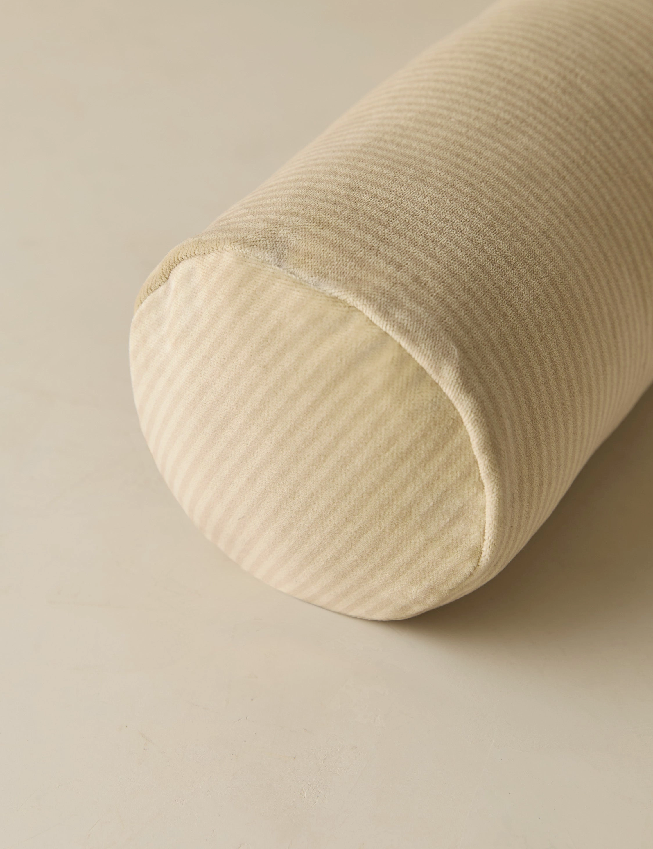 Striped Velvet Long Bolster Pillow by Sarah Sherman Samuel