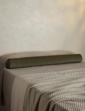 Striped Velvet Long Bolster Pillow by Sarah Sherman Samuelbedding sets ,throw blankets 