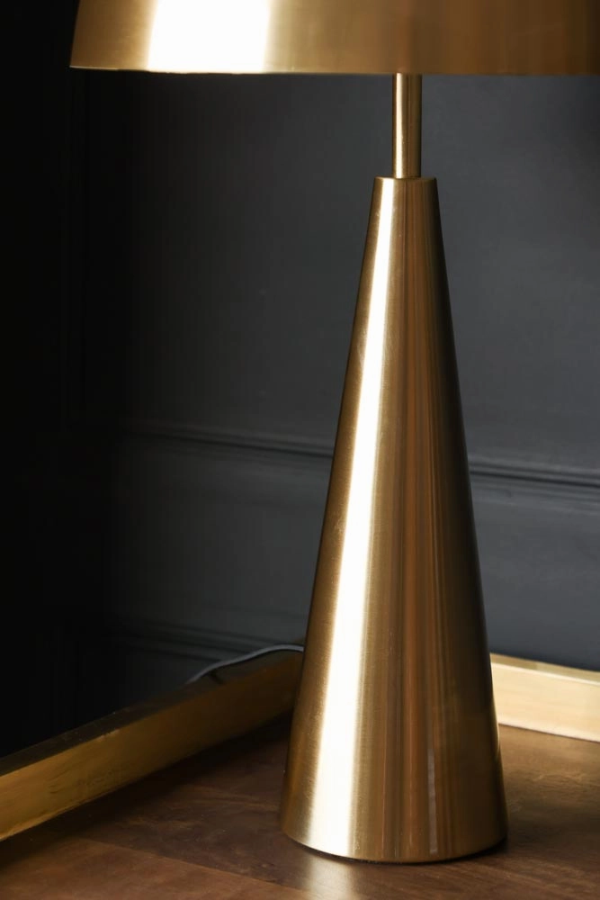 Sublime Brushed Gold Table Lamp