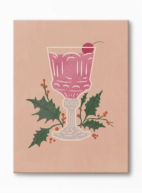 Sugar Plum Sips, Canvasindoor decorative canvas print