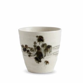 Sumi Brush Cupglass cups ,personalized mugs 