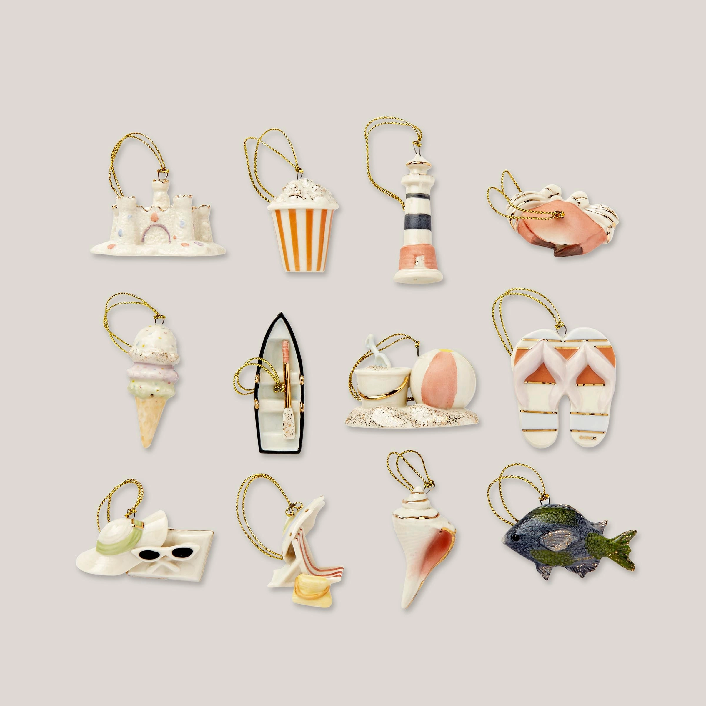 Summer 12-Piece Ornament Sethome decorative items