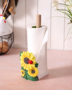 Sunflower Paper Towel Holder - Yellowmodern kitchen decor ,kitchen dinner set ,dinnerware 