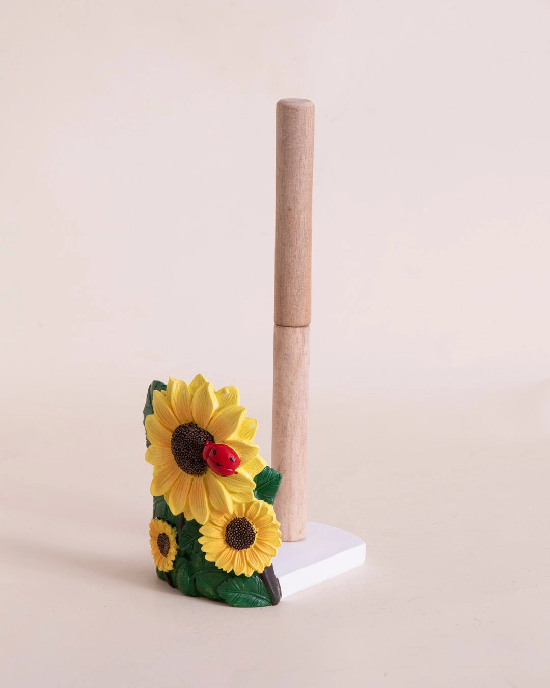 Sunflower Paper Towel Holder - Yellow