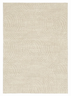 Sunita Grey Cream Circle Dot Pattern Washable Rugmodern color block patchwork rug