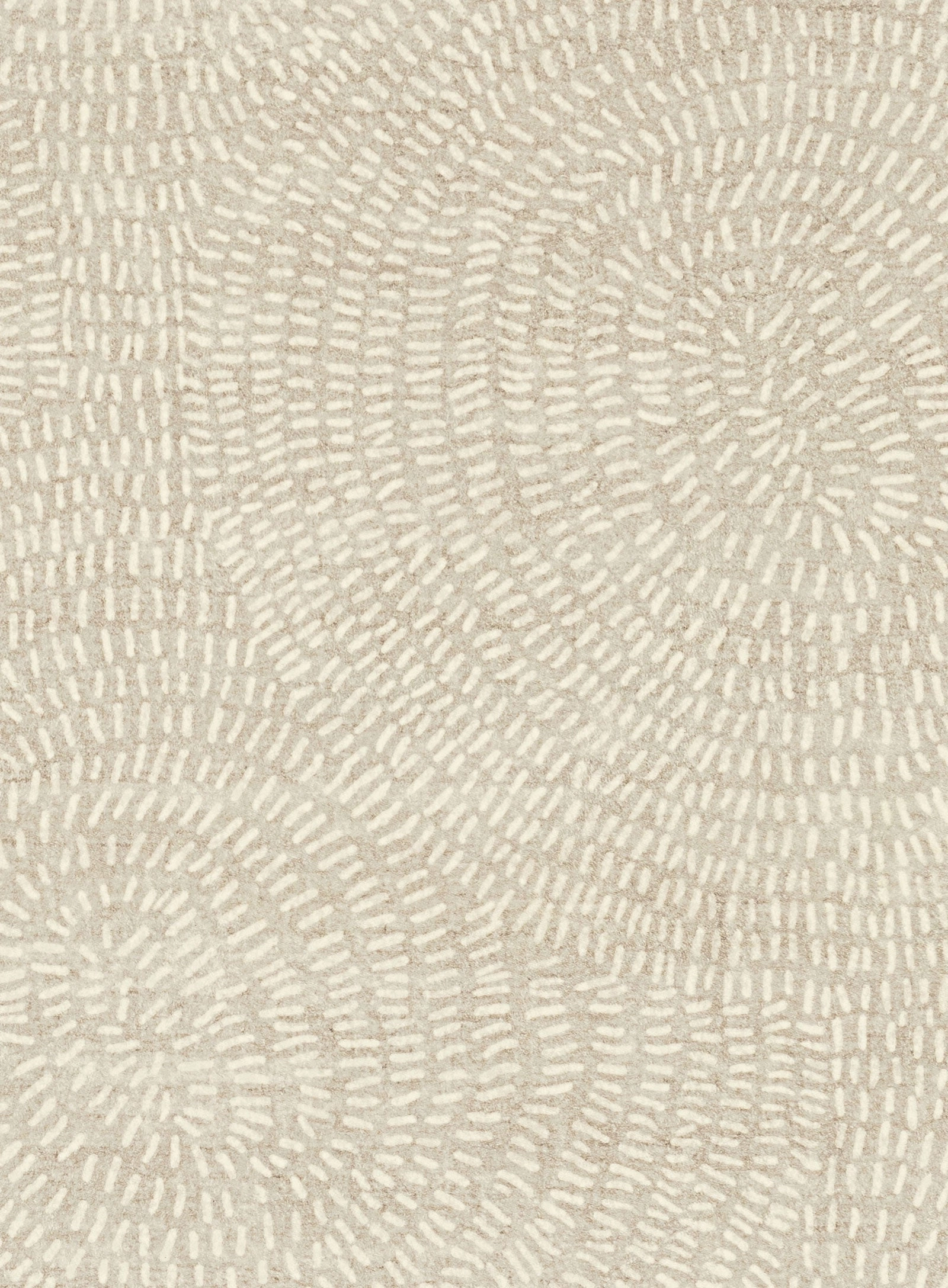 Sunita Grey Cream Circle Dot Pattern Washable Rug