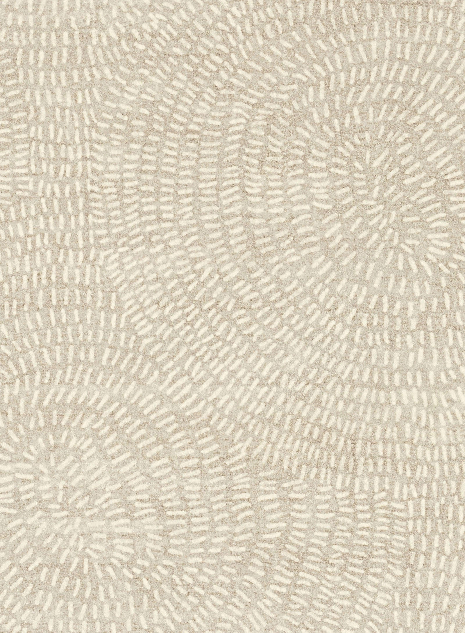 Sunita Grey Cream Circle Dot Pattern Washable Rug