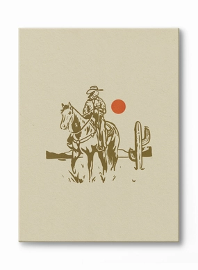Sunrise Ride, Canvasindoor decorative canvas print
