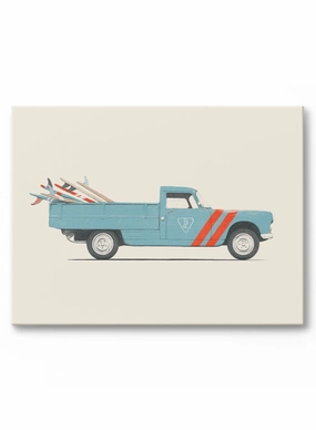 Surfer's Pickup, Canvasindoor decorative canvas print