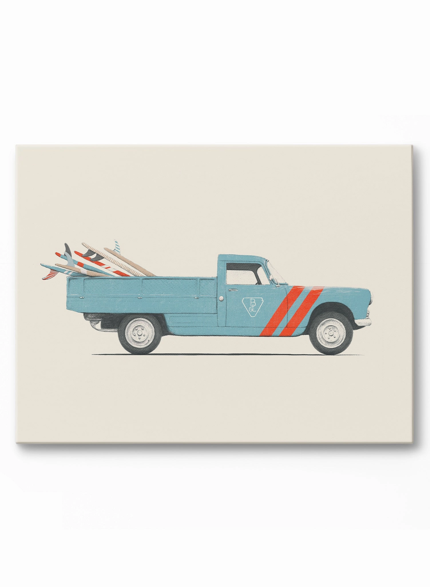 Surfer's Pickup, Canvasindoor decorative canvas print