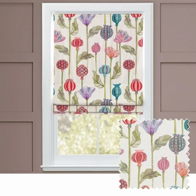Sutami Printed Linen Made to Measure Roman Blinds Ecruhome decor ,wall decor 