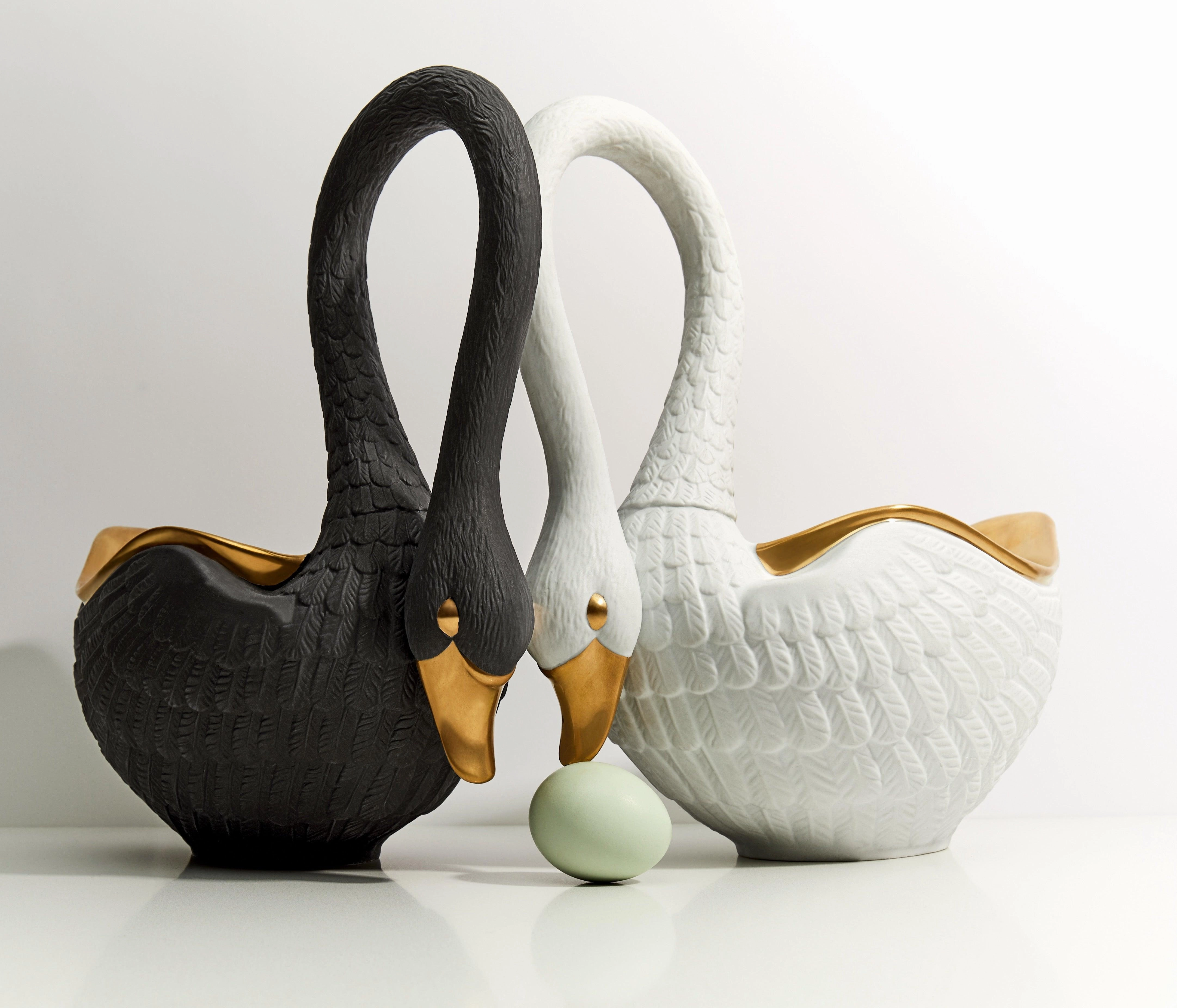 Swan Bowl - Medium - White