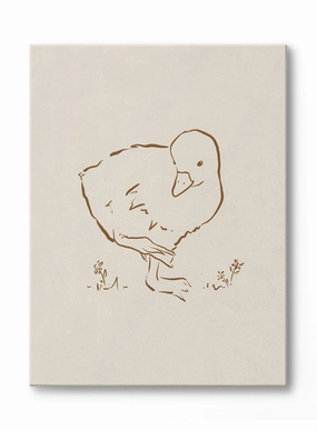 Sweet Duckling, Canvasindoor decorative canvas print