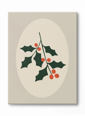 Sweet Holly, Canvasindoor decorative canvas print