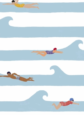 Swim meet, Wallpapernordic minimalist wallpaper