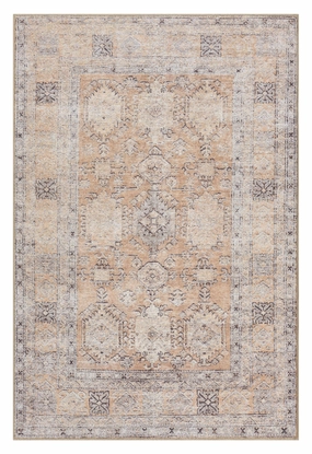 Sydelle Brown and Grey Traditional Distressed Washable Rugmodern color block patchwork rug