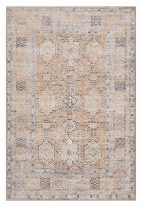 Sydelle Brown and Grey Traditional Distressed Washable Rugmodern color block patchwork rug