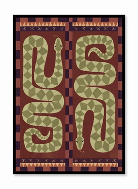 Symmetrical Slithers, Posterpop culture themed posters