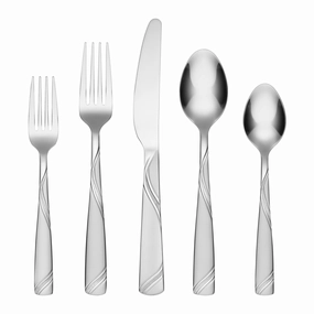 Tabitha Sand 40 Piece Flatware Set with Chrome Caddyeco-friendly bamboo fiber tableware set 