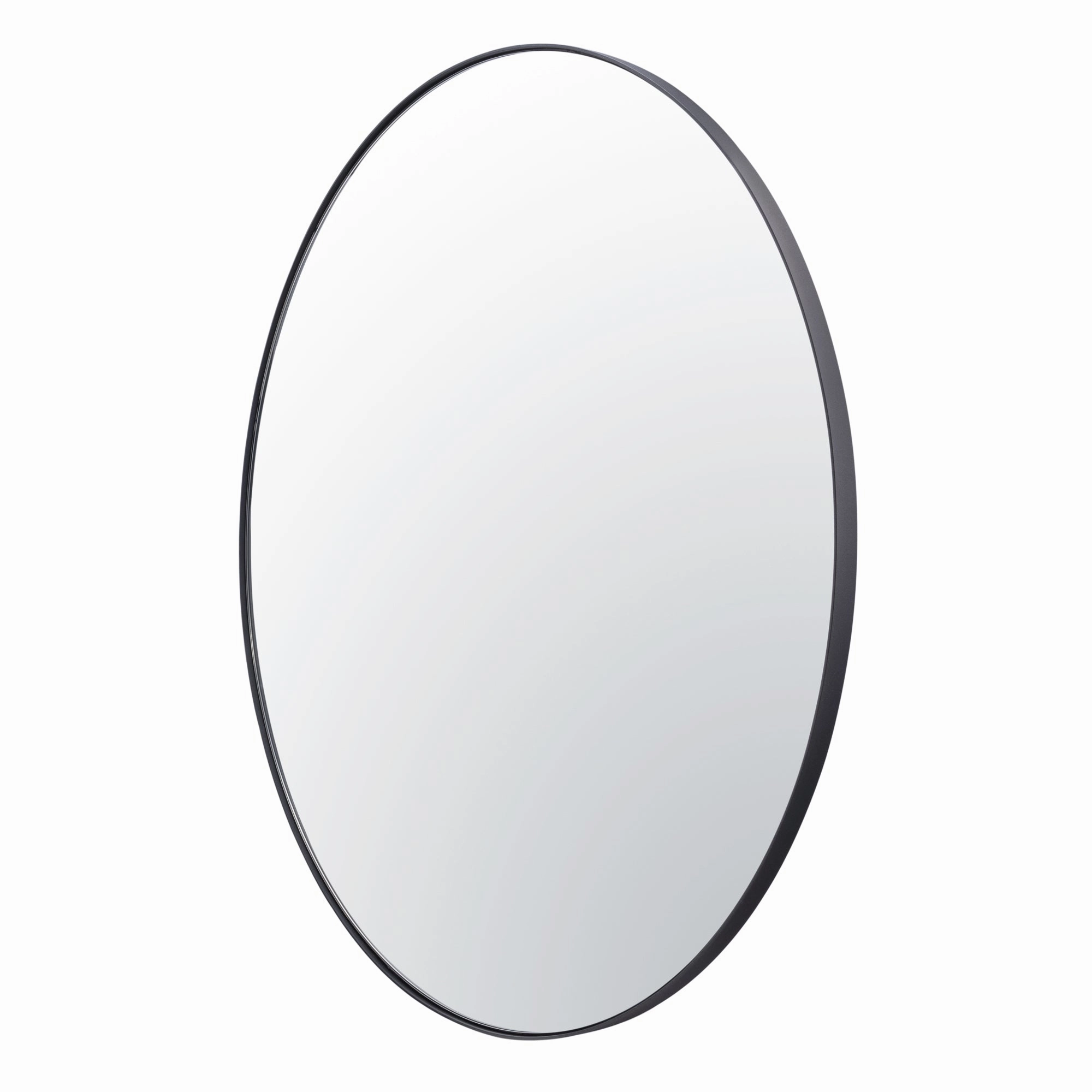 Tablet 458MI40BL 40-Inch Round Wall Mirror - Black