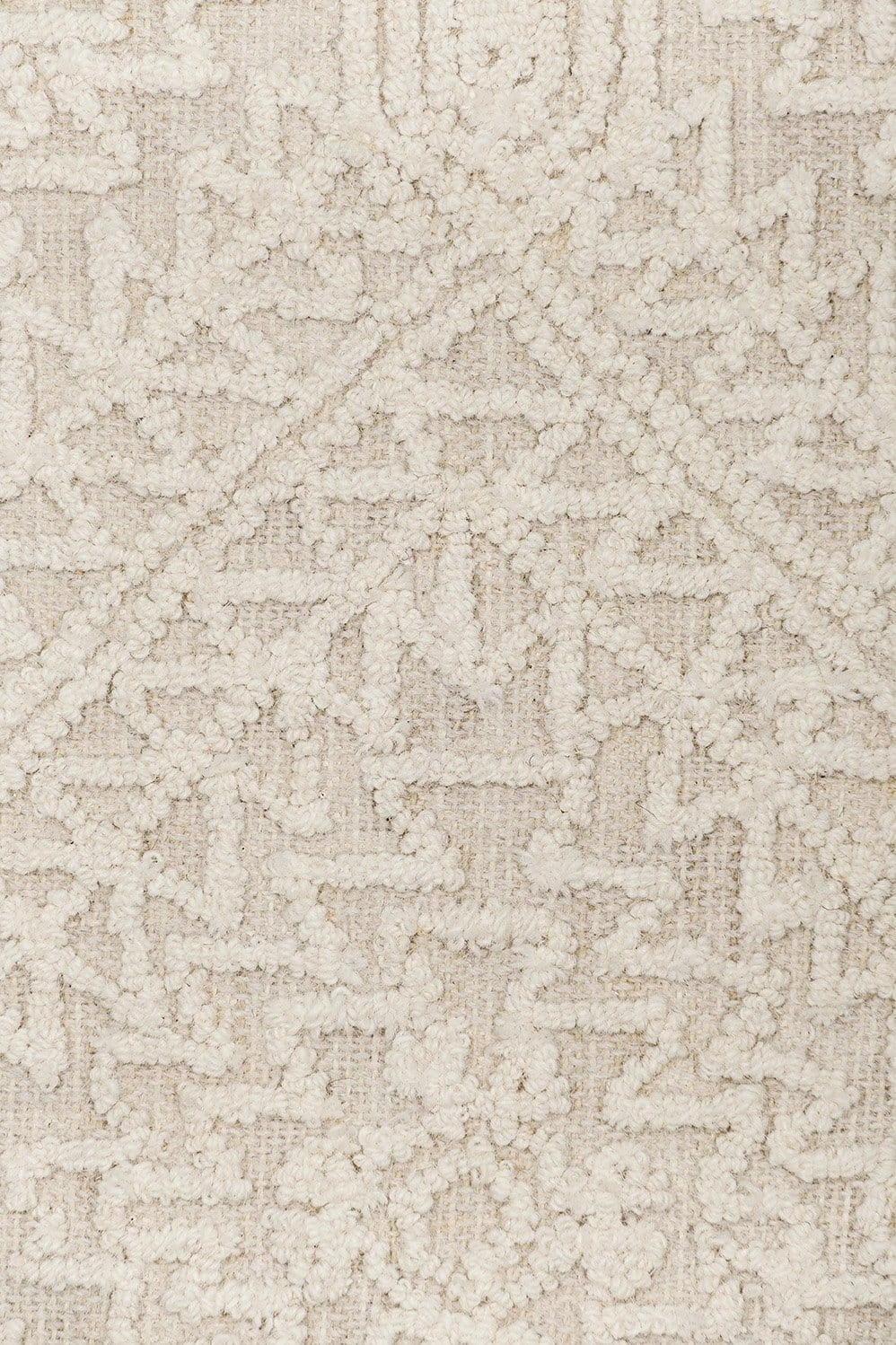 Takalo Beige and Ivory Textured Tribal Rug *NO RETURNS UNLESS FAULTY