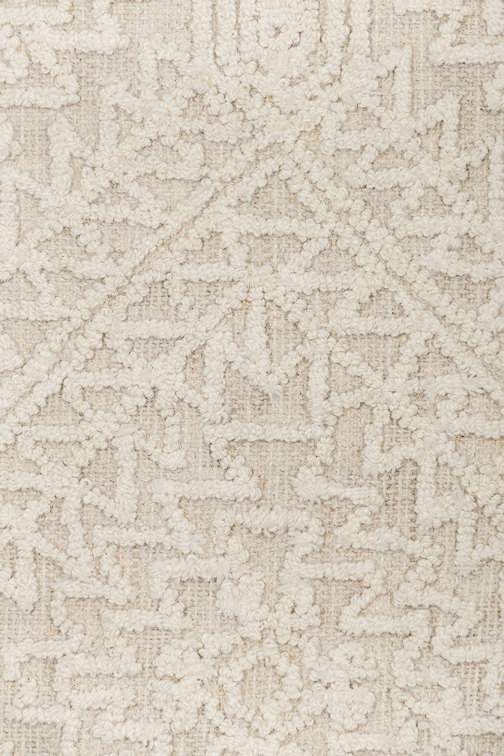 Takalo Beige and Ivory Textured Tribal Rug *NO RETURNS UNLESS FAULTY