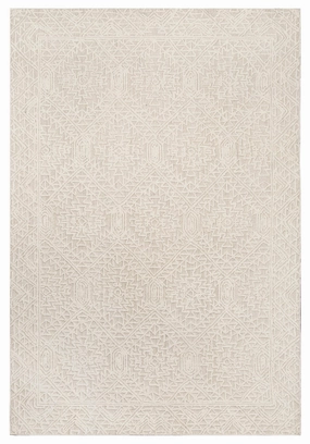 Takalo Beige and Ivory Textured Tribal Rug *NO RETURNS UNLESS FAULTYmodern color block patchwork rug