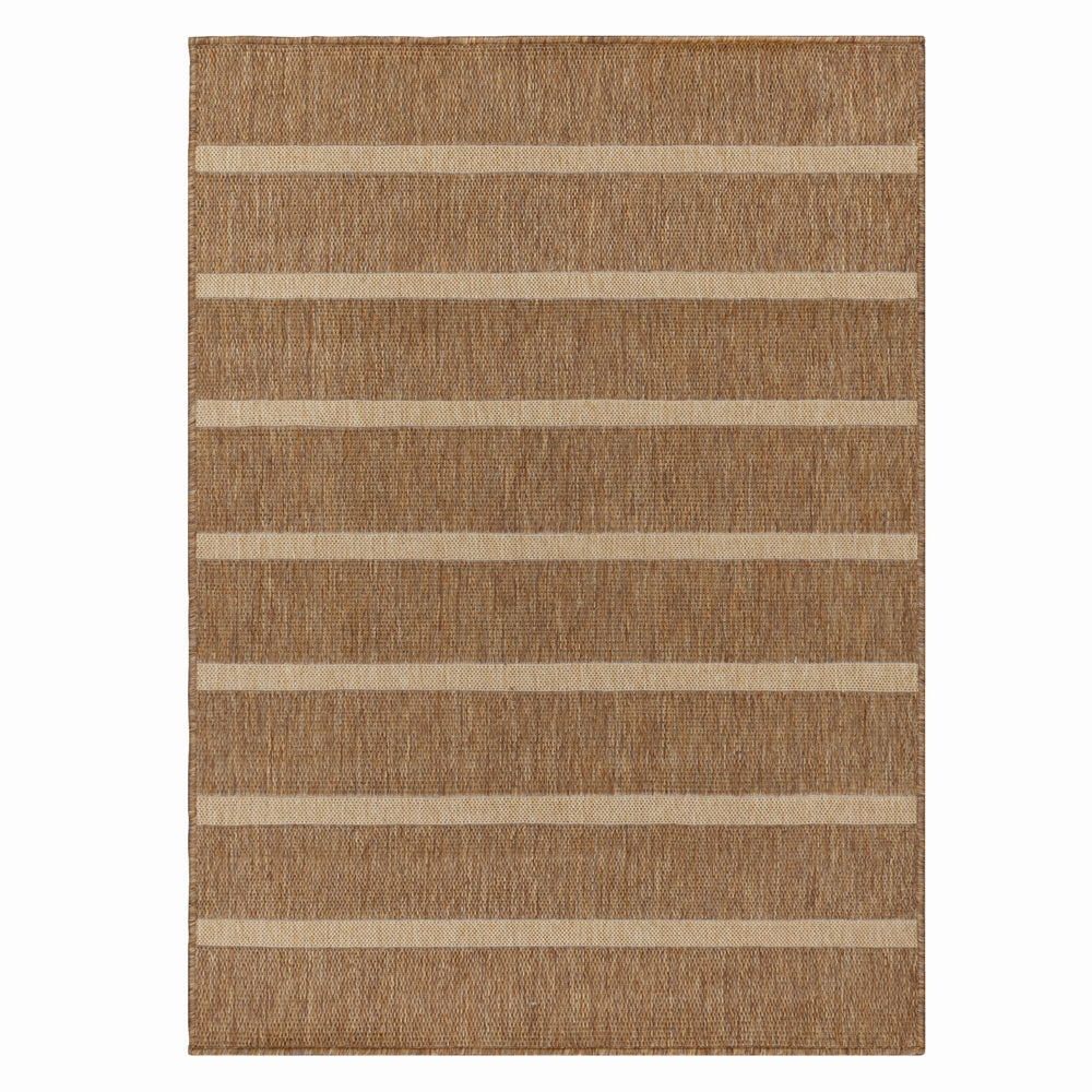 Tala Stripe Jute Effect Indoor/Outdoor Rug Natural
