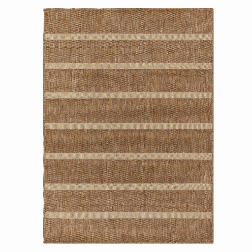 Tala Stripe Jute Effect Indoor/Outdoor Rug Natural