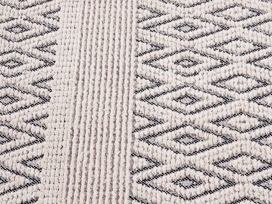 Talia Ivory Black Tribal Rug *NO RETURNS UNLESS FAULTY