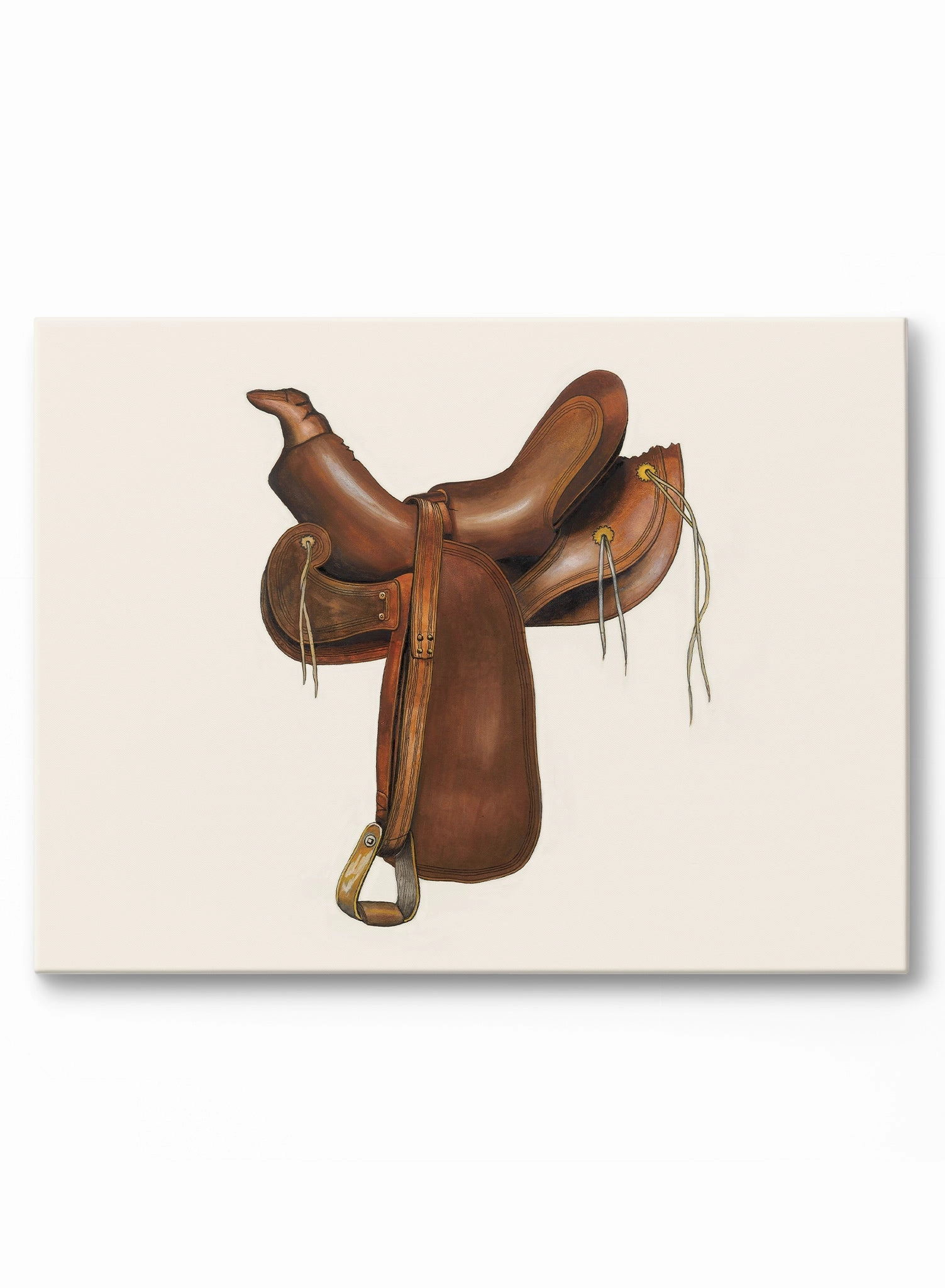 Tall in the Saddle, Canvasindoor decorative canvas print