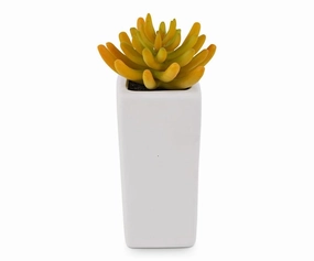 Tall Potted Golden Faux Succulenthome decoration ,modern home decor 