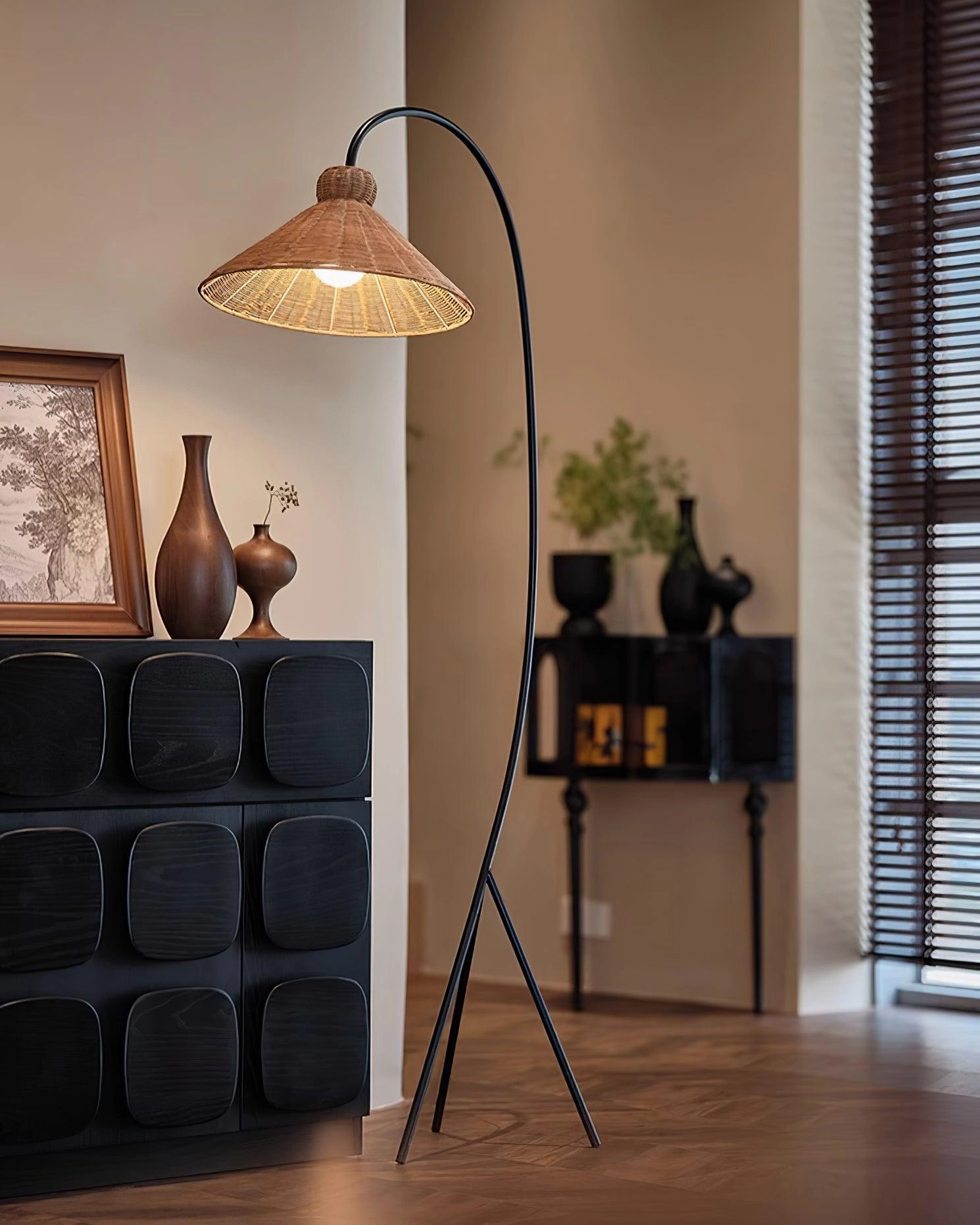 Tana Woven Floor Lamp