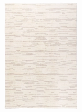 Tandara Grey and Cream Abstract Pattern Washable Rugmodern color block patchwork rug