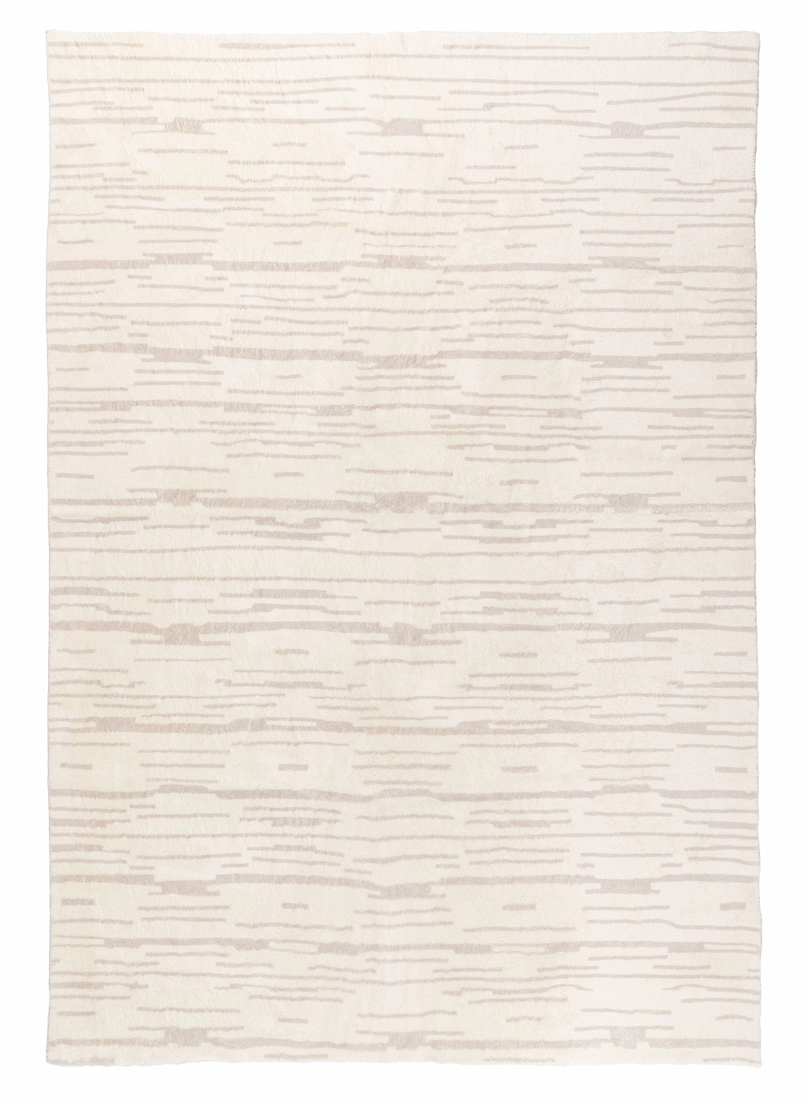 Tandara Grey and Cream Abstract Pattern Washable Rugmodern color block patchwork rug