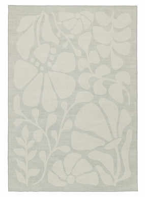 Tani Grey Botanical Washable Rugmodern color block patchwork rug