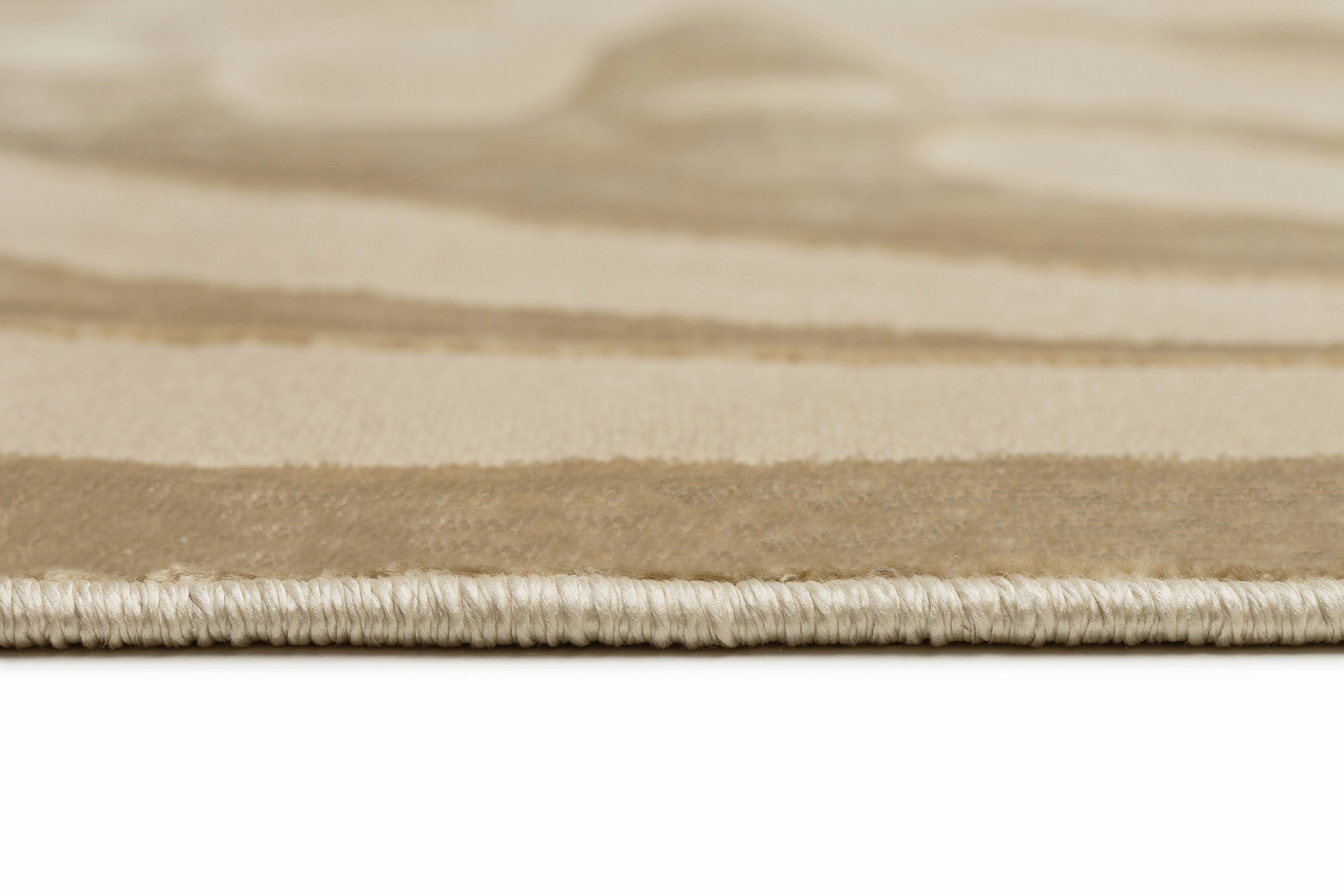 Tann Textured Abstract Neutral Washable Rug