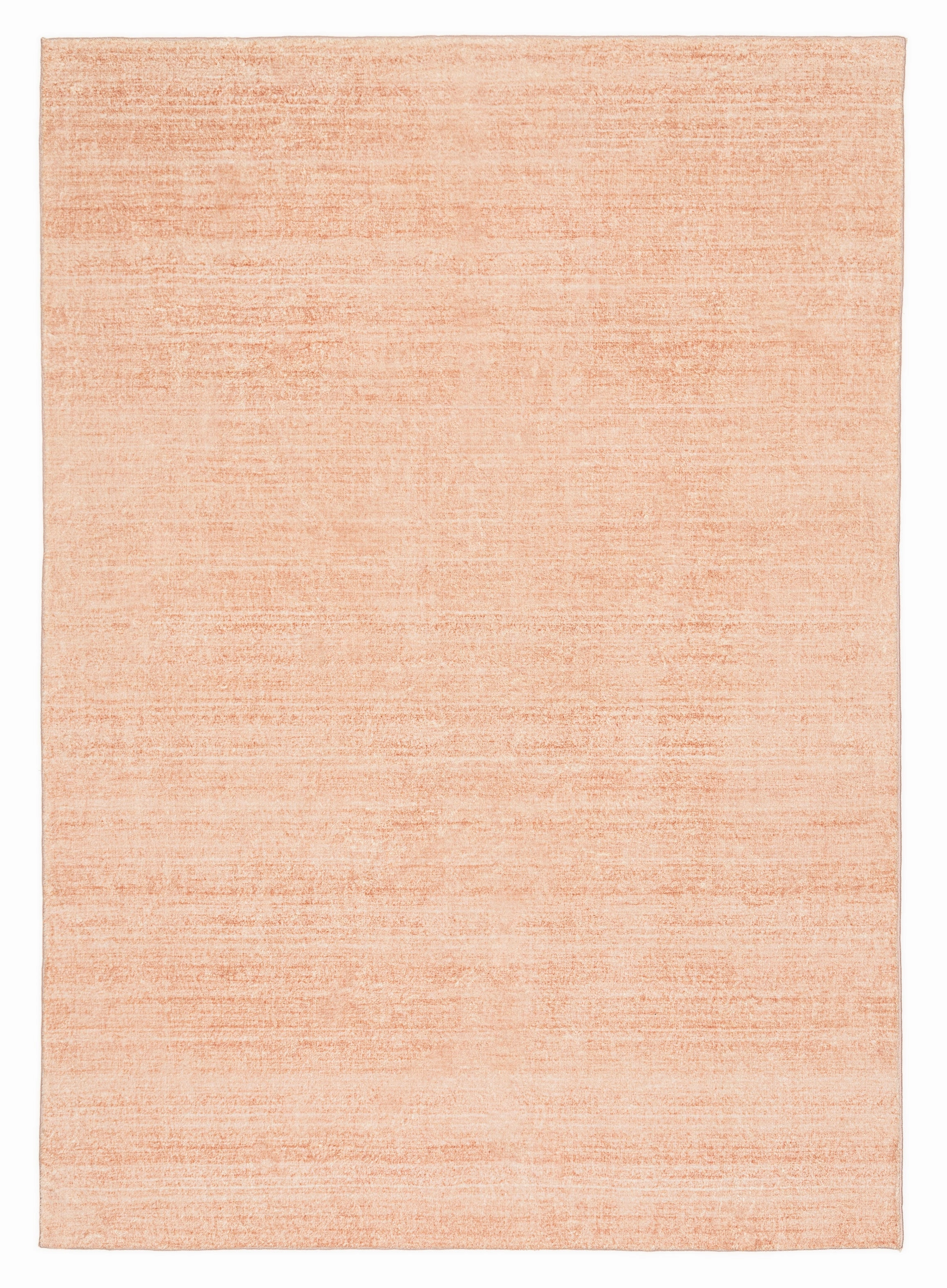 Tarquin Peach Pink Minimal Washable Rugmodern color block patchwork rug