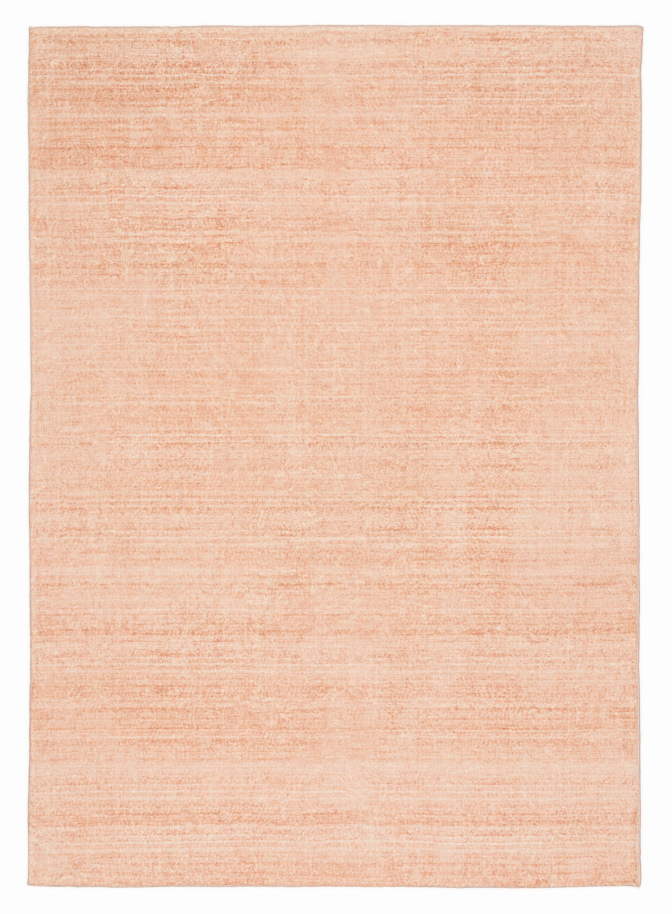 Tarquin Peach Pink Minimal Washable Rugmodern color block patchwork rug