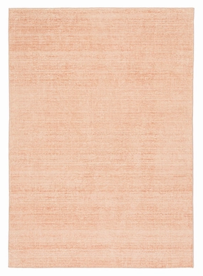Tarquin Peach Pink Minimal Washable Rugmodern color block patchwork rug