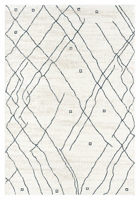 Taryn Grey and Ivory Abstract Tribal Rug *NO RETURNS UNLESS FAULTYmodern color block patchwork rug