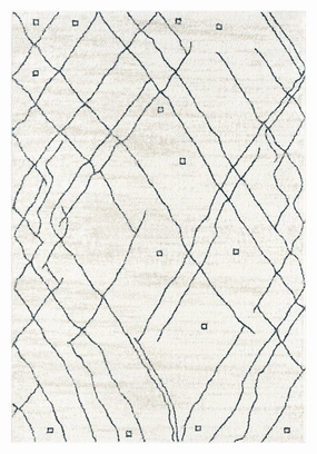 Taryn Grey and Ivory Abstract Tribal Rug *NO RETURNS UNLESS FAULTYmodern color block patchwork rug
