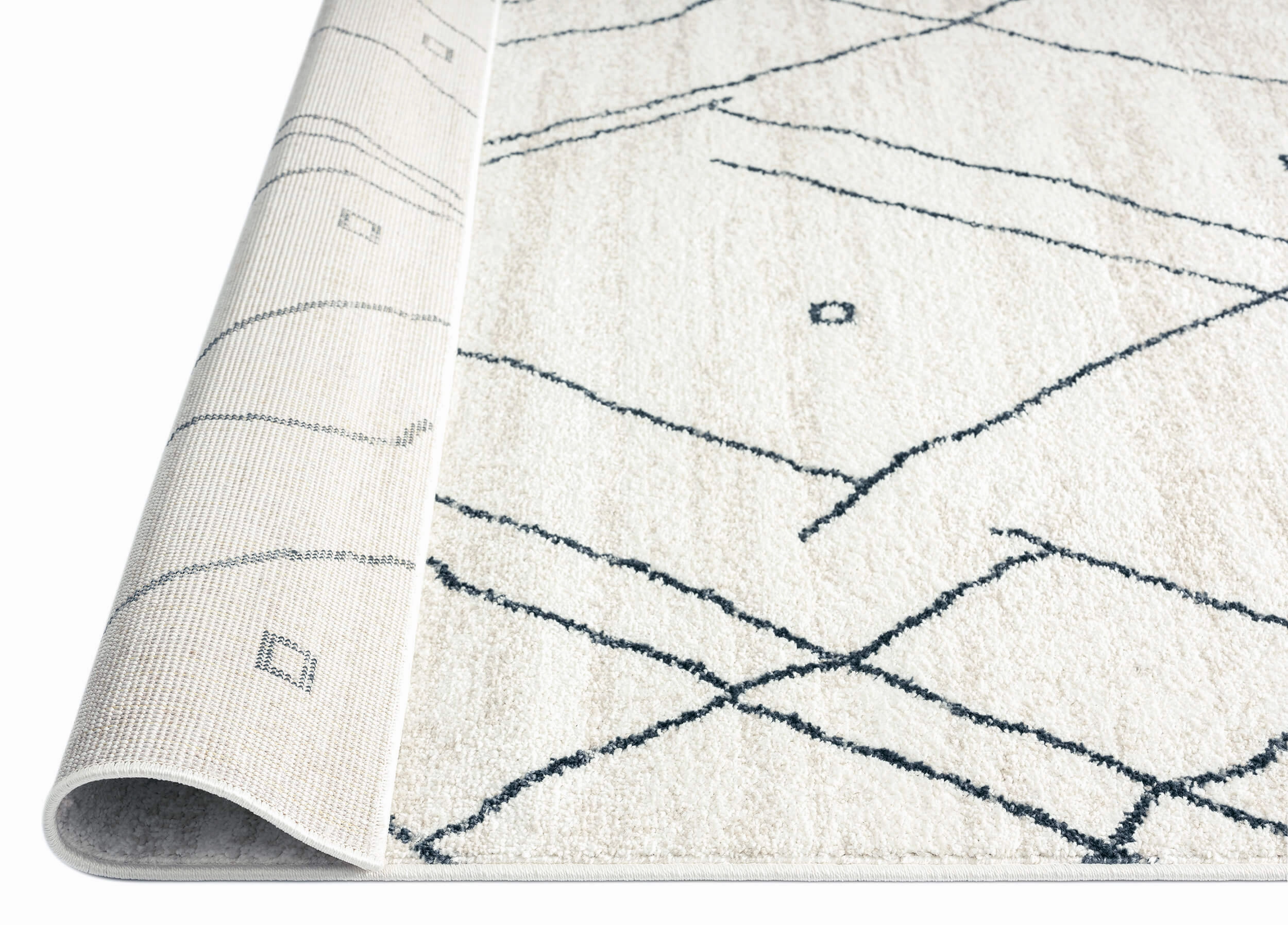 Taryn Grey and Ivory Abstract Tribal Rug *NO RETURNS UNLESS FAULTY