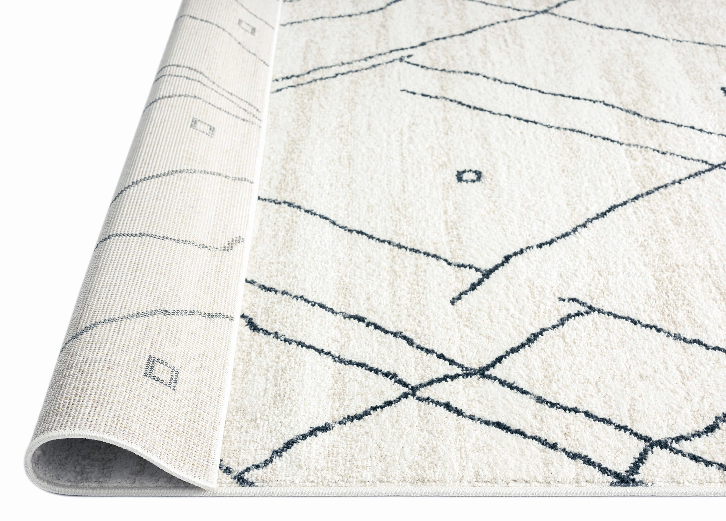 Taryn Grey and Ivory Abstract Tribal Rug *NO RETURNS UNLESS FAULTY
