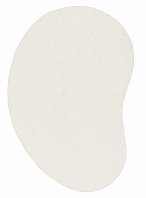 Tasha Modern Cream Cotton Washable Rugmodern color block patchwork rug